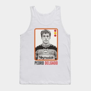 Pedro Delgado ---- Retro Style Original Design Tank Top